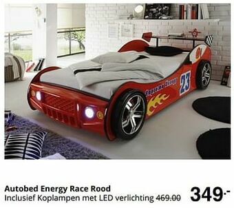 Autobed energy race rood