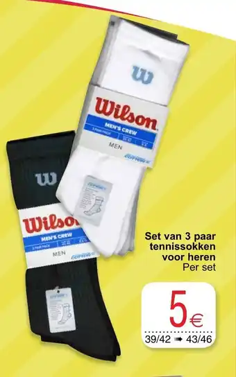 Cora Set van 3 paar tennissokken voor heren aanbieding