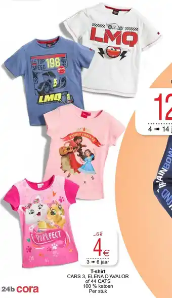 T-shirt Cars 3, Elena D'Avalor of 44 Cats