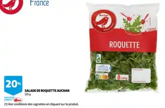 Salade de roquette auchan 125g