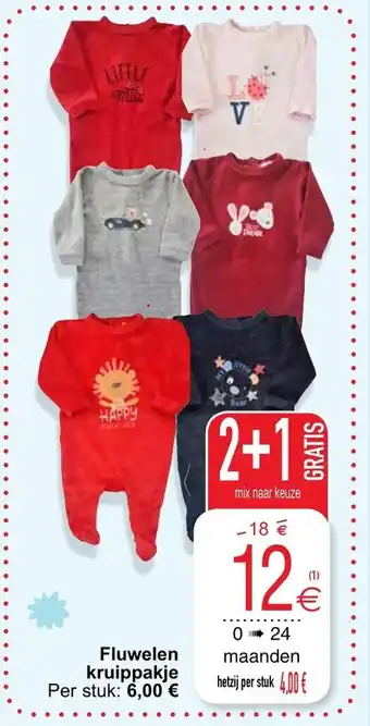 Cora Fluwelen kruippakje aanbieding