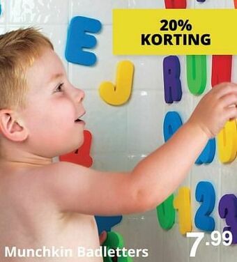 Baby & Tiener Munchkin badletters aanbieding