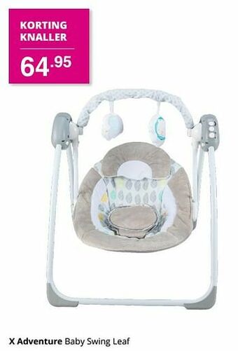 Baby & Tiener X adventure baby swing leaf aanbieding