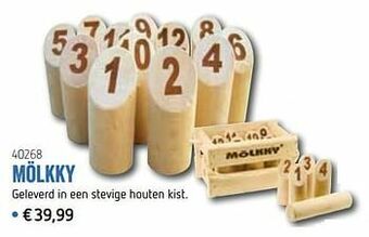 Geleverd in een stevige houten kist