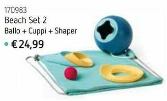 Krokodil Beach set 2 ballo + cuppi + shaper aanbieding