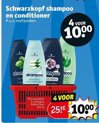 Kruidvat Schwarzkopf shampoo en conditioner aanbieding