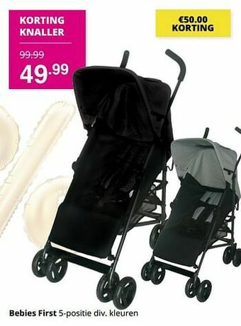 Baby & Tiener Bebies first 5-positie aanbieding