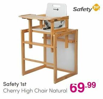 Baby & Tiener Safety 1st cherry high chair natural aanbieding