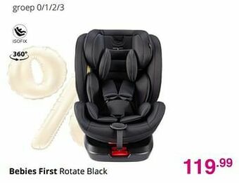 Baby & Tiener Bebies first rotate black aanbieding
