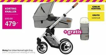 Mutsy evo urban nomad light grey