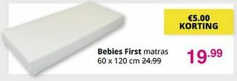 Baby & Tiener Bebies first matras aanbieding
