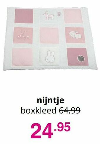 Baby & Tiener Nijntje boxkleed aanbieding