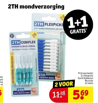 2th mondverzorging 1+1 gratis