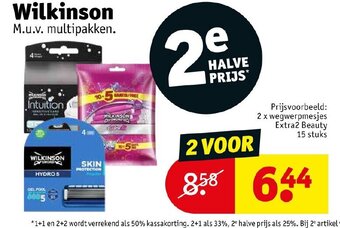 Kruidvat Wilkinson aanbieding