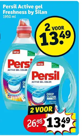 Kruidvat Persil active gel freshness by silan aanbieding