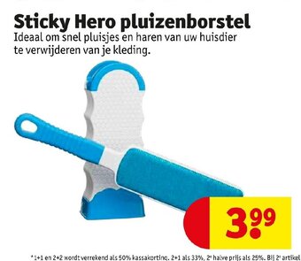 Kruidvat Sticky hero pluizenborstel aanbieding