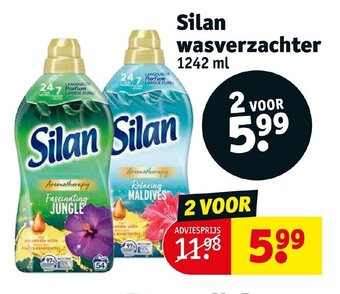 Kruidvat Silan wasverzachter 1242ml aanbieding