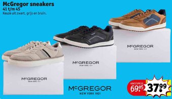 Kruidvat McGregor sneakers 41 t/m 45 aanbieding