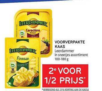 Alvo Voorverpakte kaas leerdammer aanbieding
