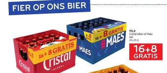 Alvo Pils cristal alken of maes aanbieding