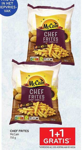 Alvo Chef frites mccain aanbieding