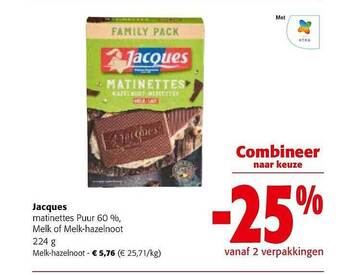 Colruyt Jacques matinettes aanbieding