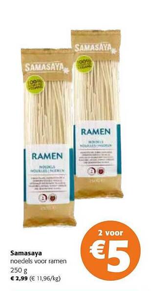 Samasaya noedels voor ramen