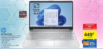 Carrefour HP 15S-EQ2031NB 15,6" ref. 6650242 aanbieding