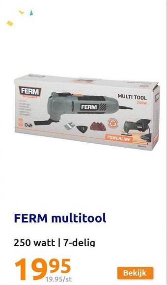 Action Ferm multitool aanbieding