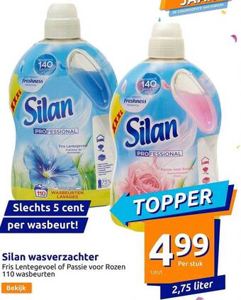 Action Silan wasverzachter aanbieding