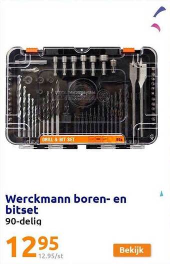 Action Werckmann boren en bitset aanbieding
