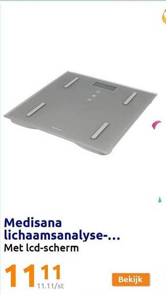 Action Medisana lichaamsanalyse aanbieding