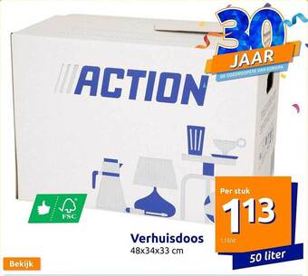 Action Verhuisdoos aanbieding