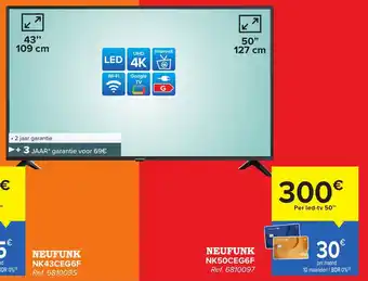 Carrefour Neufunk NK50CEG6F 50"/127cm ref. 6810097 aanbieding
