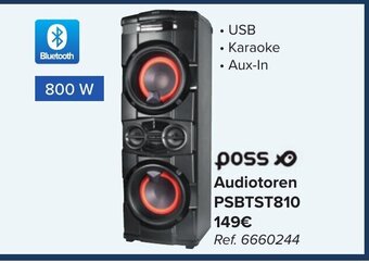 Carrefour Poss audiotoren PSBTST810 ref.. 6660244 aanbieding