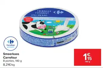 Carrefour Smeerkaas 140g aanbieding