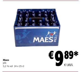 Colruyt Maes Pils 5,2% vol 24 x 25cl aanbieding