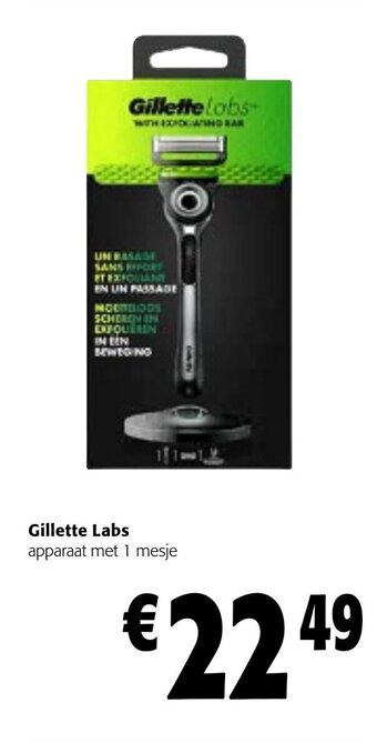 Colruyt Gillette Labs Apparaat met 1 mesje aanbieding