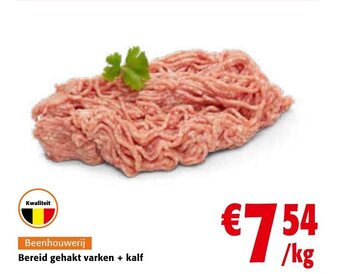 Colruyt Bereid gehakt varken + Kalf aanbieding