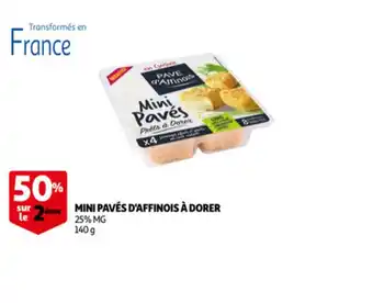 Auchan Mini paves d'affinois a dorer 140g aanbieding