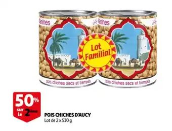 Pois chiches d'aucy 2x530g
