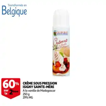 Creme sous pression isigny sainte-mere 250g