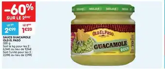 Leader Price Old El Paso Sauce Guacamole 320g aanbieding