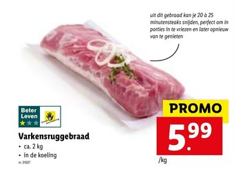 Varkensruggebraad 2kg