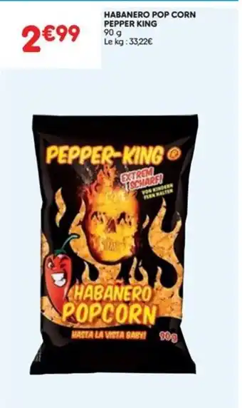 Pepper King Habanero Pop Corn 90g