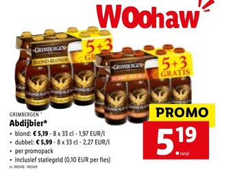 Lidl Abdijbier aanbieding