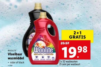 Lidl Vloeibaar wasmiddel aanbieding