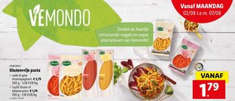 Lidl GLutenvrije pasta aanbieding