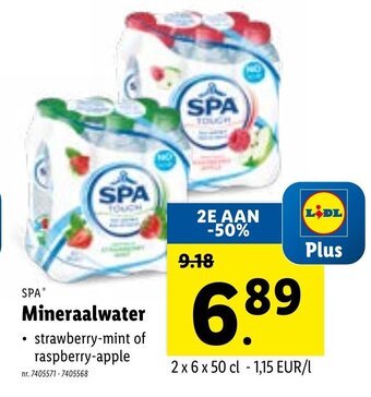 Lidl Mineraalwater aanbieding
