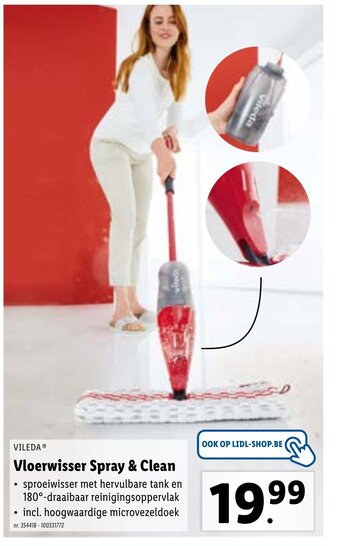 Vloerwisser spray & clean